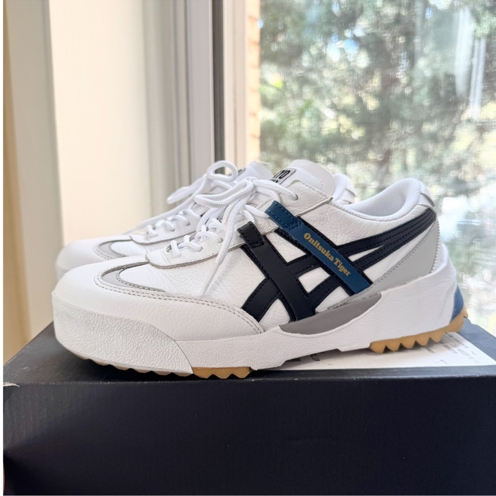 New Onitsuka Tiger Delegation Ex Sneakers White Black - Picture 5 of 10